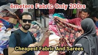 6meters Fabric Only 200rs l Cheapest Fabric and Sarees l Srirampura l Ramachandrapuram!!!