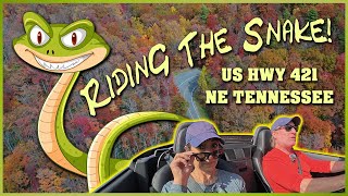 RIDING THE SNAKE! U.S. Hwy 421 from Bristol to Mountain City Tennessee