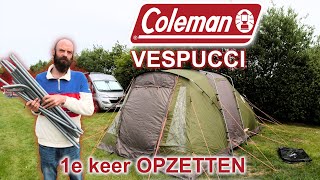 Coleman Vespucci 4 en 6 opzetten, voor de eerste keer! Tutorial