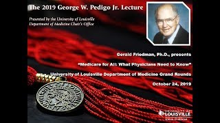 UofL Dept. of Medicine Grand Rounds: Dr. Gerald Friedman