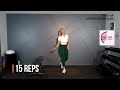 40 minute glutes and shoulders descending reps workout