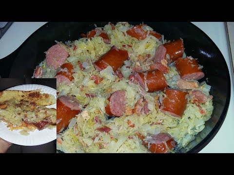 Cast Iron Cooking Kielbasa And Sauerkraut Recipe Cast Iron Cooking Kielbasa And Sauerkraut Recipe