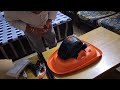 unboxing and assembling of black decker electric hover mower