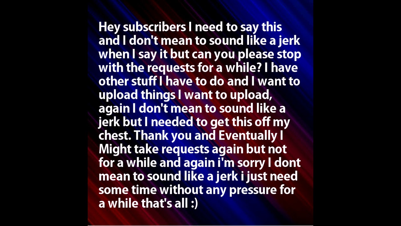 Important Message To My Subscribers Youtube