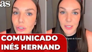 INÉS HERNAND se pronuncia tras su IMAGEN VIRAL en el BENIDORM FEST