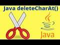 Java StringBuilder deleteCharAt | Remove First And Last Character Demo Code | InterviewDOT