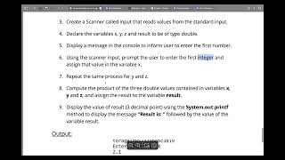 Java Lab1 3 Input Scanner