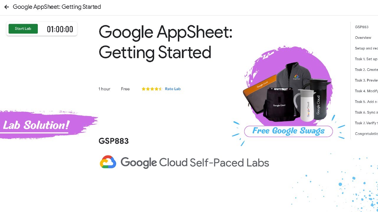 Google Appsheet Getting Started Lab Solution Gsp883 Arcade