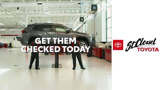 Get your tires checked by our award winning service team today!