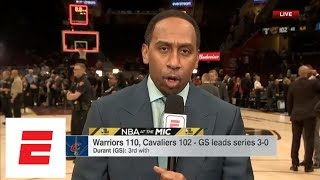 Stephen A. hyped over Kevin Durant's Game 3: He was an absolute superstar | NBA at the Mic | ESPN