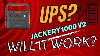 Jackery Explorer 1000 v2 as a UPS? Let’s Find Out!”