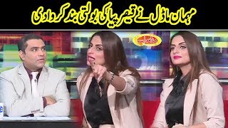 Mehman Model Nay Qaisar Piya Ki Bolti Band Kar Di | Mazaaq Raat | Dunya News