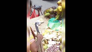 How Bangladeshi Woman  Are cutting fruits Palm|#shorts|#streetfood|কিভাবে বাংলাদেশী মহিলা তাল কাটে?