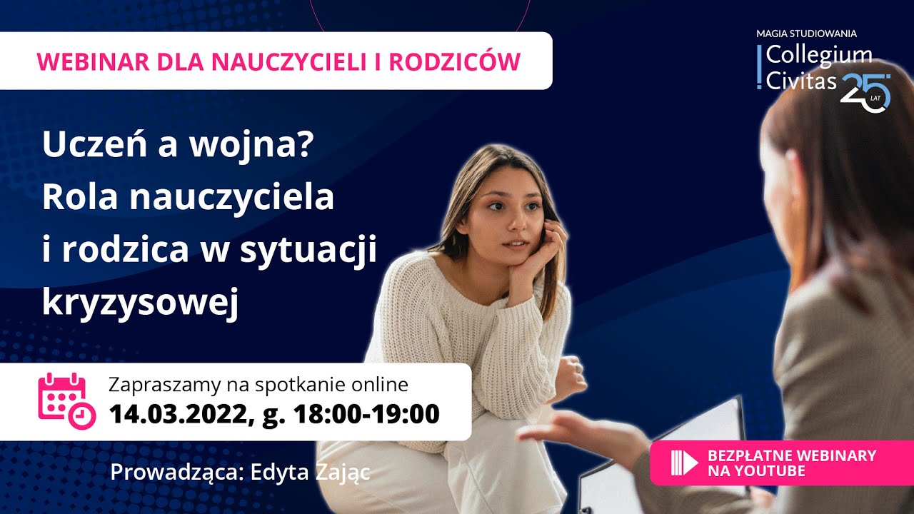 Uczeń A Wojna? Rola Nauczyciela I Rodzica W Sytuacji Kryzysowej - YouTube