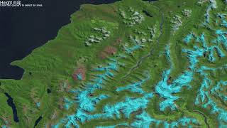 Flow simulation with Python and Pygame