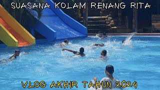 Suasana Kolam Renang Taman Wisata Rita, Takalar / VLOG AKHIR TAHUN 2024