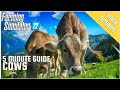 Farming Simulator 22: Cows Tutorial - 5 minute tutorials