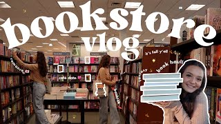 bookstore vlog 🕰🕊book shopping date at barnes & noble + huge book haul! (booktok, romance, fantasy)