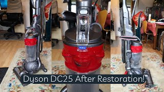 Dyson DC25 used as a shopvac - After Restoration \u0026 2 new parts!