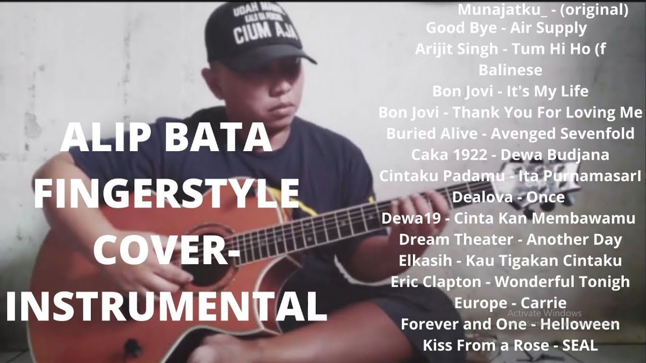 ALIP BATA FINGERSTYLE COVER INSTRUMENTAL - YouTube