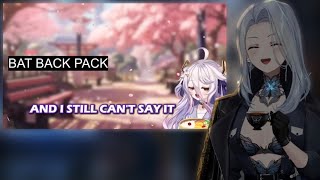 AmaLee Reacts to "Henya Still can't Say Bat Backpack"