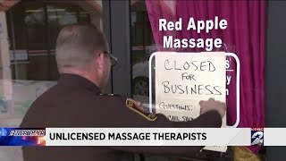 Unlicensed massage therapists