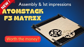 Atomstack F3 Matrix . Is it worth the price tag? I assemble and review the new honeycomb replacement