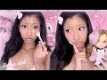 pink irl doll makeup tutorial ♡