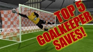Dream League Soccer 16: TOP 5 GOALKEEPER SAVES #1