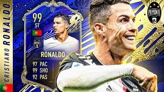 WORTH SELLING EVERYTHING FOR?! 99 TEAM OF THE YEAR RONALDO REVIEW!! FIFA 20 Ultimate Team