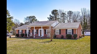 Large solid brick ranch for sale in Richmond Virginia