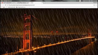 Rain and Lightning effect | HTML | CSS (2018)