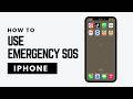 How To Use Emergency SOS on iPhone (2026 Guide)