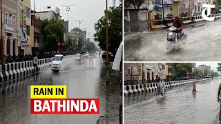 Bathinda: Rain brings relief from hot weather on Sunday