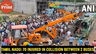 70 people injured in collision between two buses in Tamil Nadu's Cuddalore district
