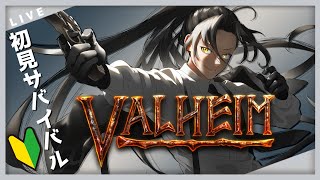 【VALHEIM】第一拠点建築【初見さんいらっしゃい】