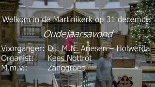 Oudjaar 31 december 2020, Martinikerk Bolsward