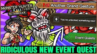 HILARIOUS NEW EVENT QUEST - HUGE Garangolm \u0026 Surprise - Unlock Guide - Monster Hunter Rise Sunbreak!