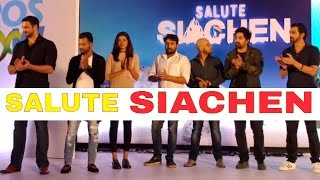 UNCUT: SALUTE SIACHEN Launch | Arjun Rampal, Rannvijay Singh, Arunoday Singh & Others