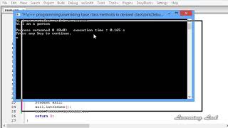077 Accessing the Overridden Methods in C++ Cpp Video Tutorial