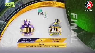 PSL final with songs Peshawar zalmi vs Quetta gladiators