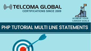 14 PHP Tutorial Multi Line Statements