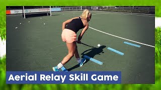 Aerial Relay Skill Game - HHTV Skill Games | Hockey Heroes TV