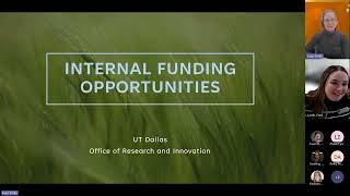 Internal Funding Opportunity Webinar for Spring 2024