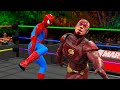 Spiderman vs The Flash | Superhero Wrestling Battle  WWE 2K23