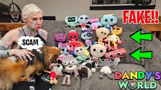 I Got SCAMMED for $500!! Unboxing 20 FAKE Official Dandy's World Plushies! #dandysworld