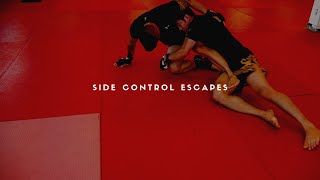 7 Side Control Escapes in BJJ NO GI