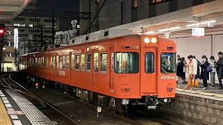 伊予鉄道700系760編成+725　松山市駅入線