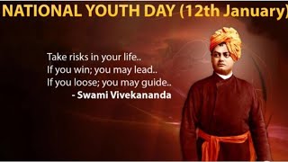 National Youth Day Status 2023 | Swami Vivekananda Jayanti | Swami Vivekananda Birthday Status Video