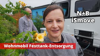 Wohnmobil Festtank-Entsorgung N+B iSmove: Schwarzwasser und Grauwasser + Frischwasser auffüllen